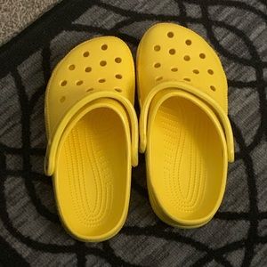 Yellow crocs